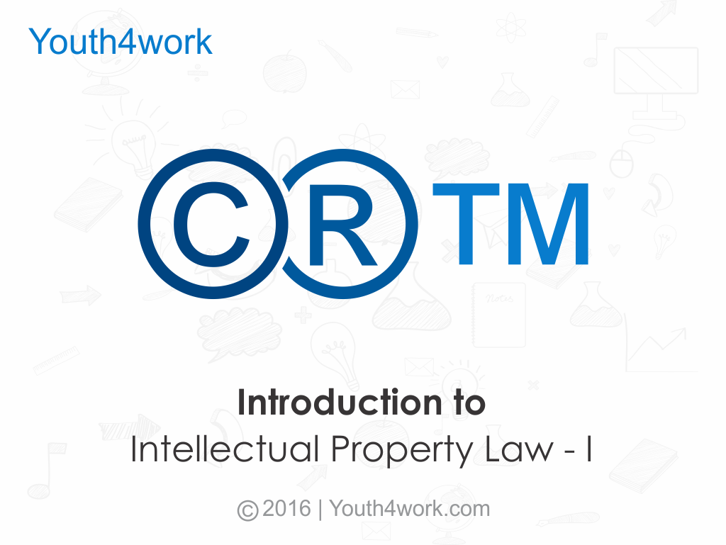 Introduction To Intellectual Property Law Ii Introduction To Intellectual Property Law Ii
