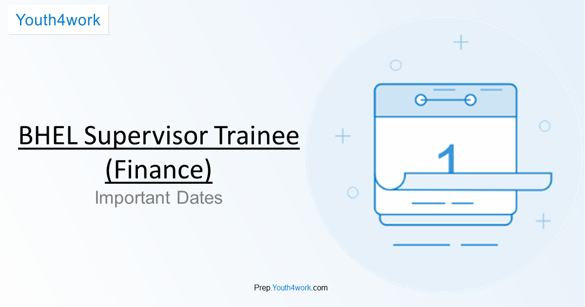  BHEL Supervisor Trainee