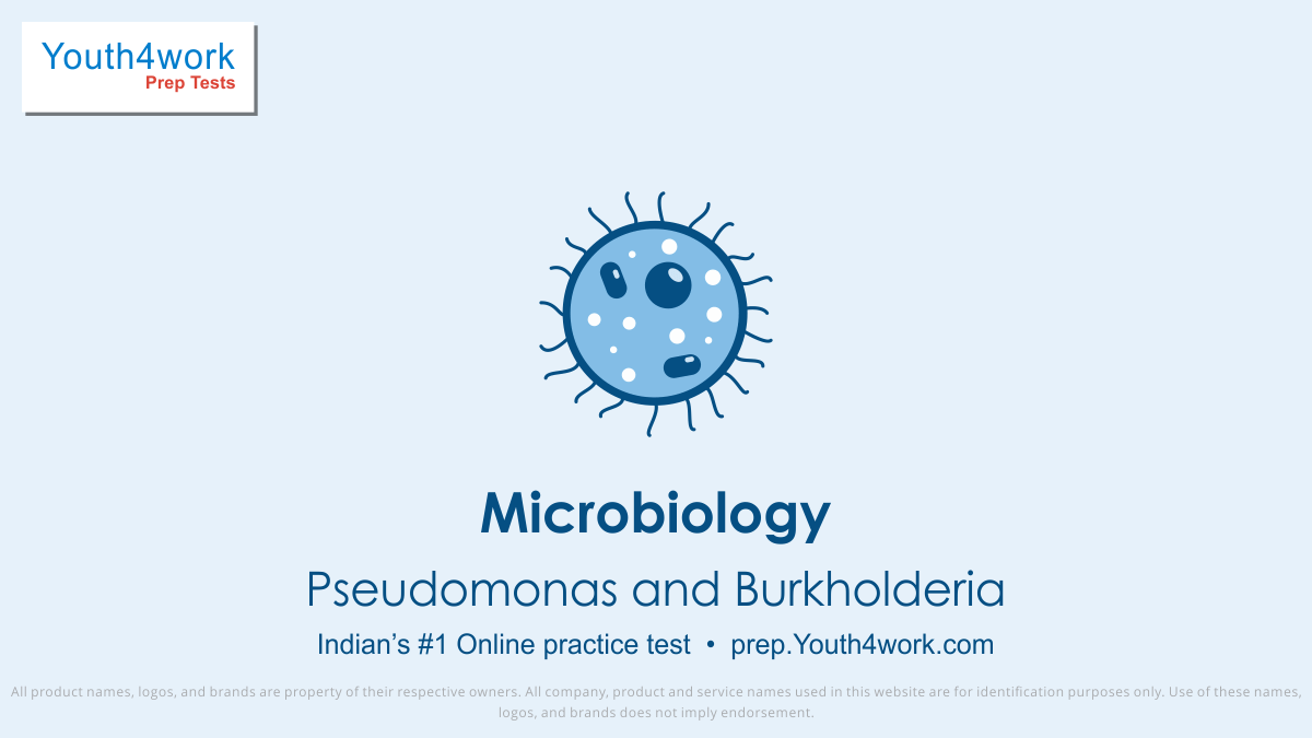 Microbiology course, Pseudomonas and Burkholderia mock test series, Pseudomonas and Burkholderia notes, Pseudomonas and Burkholderia online test, Microbiology mock paper, Pseudomonas and Burkholderia practice microbiology questions, Pseudomonas and Burkholderia concepts, free Pseudomonas and Burkhol