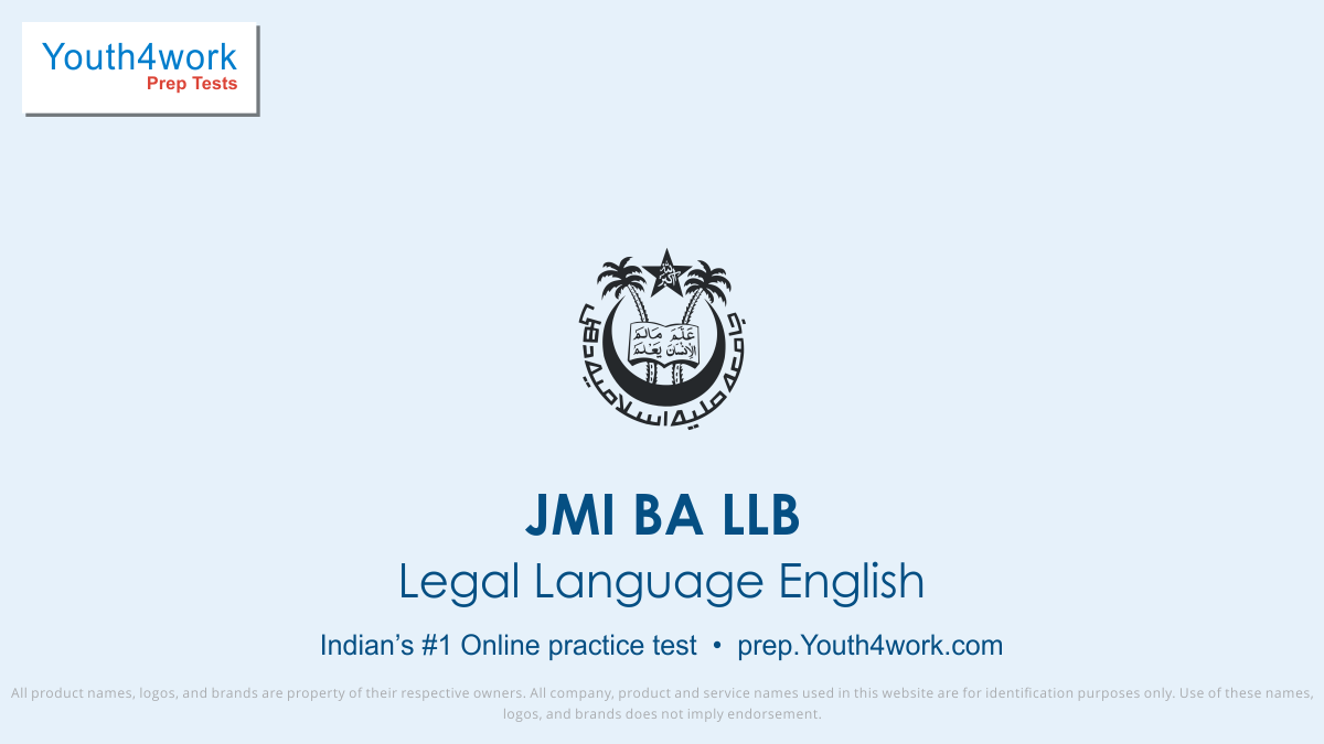 JMI BA LLB, JMI BA LLB exam, JMI exam pattern, JMI mock test, JMI preparation, JMI free mock test,  JMI online test, JMI free test, JMI previous year paper