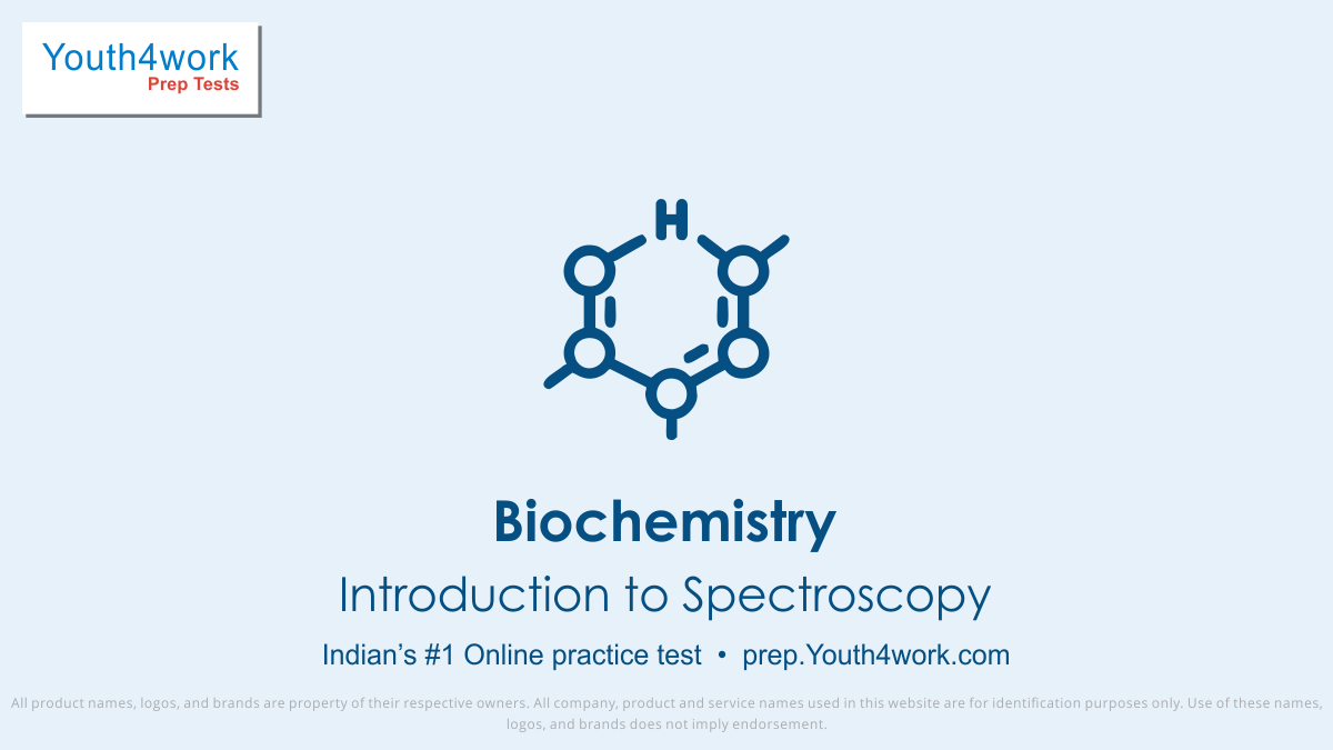 Introduction to Spectroscopy Practice Test