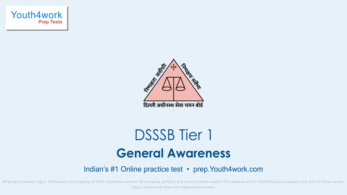 DSSSB, dsssb online test, sample paper, dsssb recruitment, dsssb recruitment exam, dsssb tier 1, exam prep, online test, mock test, question paper, practice test