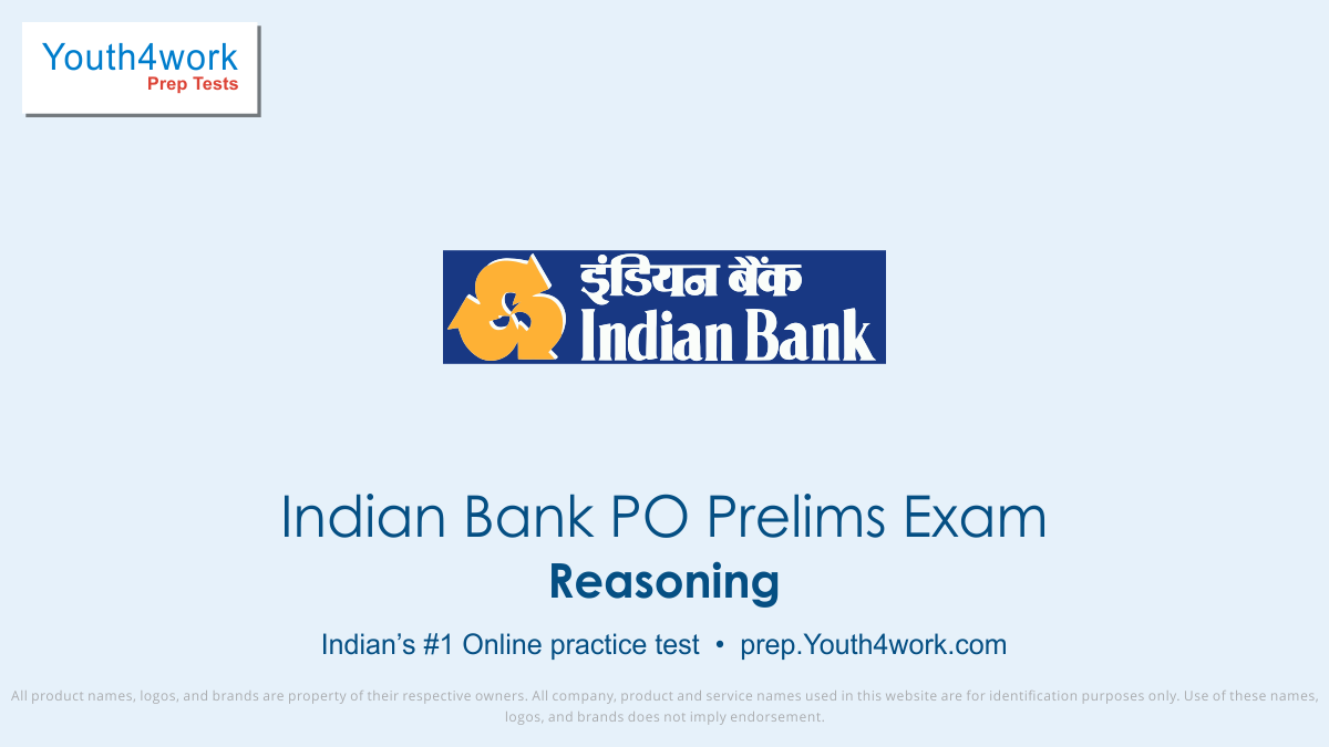 Indian Bank PO Prelims Exam,indian bank recruitment, Indian bank PO free online test series, Indian Bank PO Exam, careers, recruitment, Indian bank PO recruitment, recruitment question paper, jobs, job openings, mock test free, Indian bank PO practice set, Question paper, Indian bank PO question pap