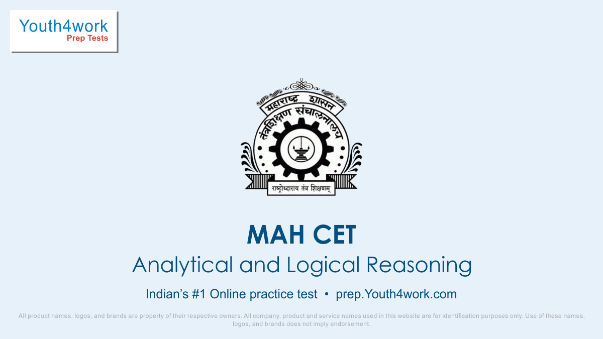 Analytical and Logical Reasoning, MAH CET, MAH MBA CET, MAH CET mock test, MAH CET exam,Free MAH CET mock test online, MAH LLB CET, MAH CET online revision, Previous year questions, sample paper