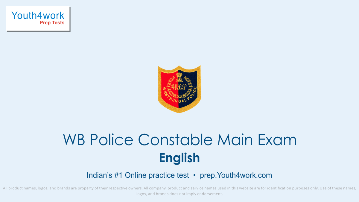 police constable exam, WB Police Constable Main Exam, WB Police Constable Exam, wb police constable recruitment, west bengal police constable recruitment, online practice test, west bengal police