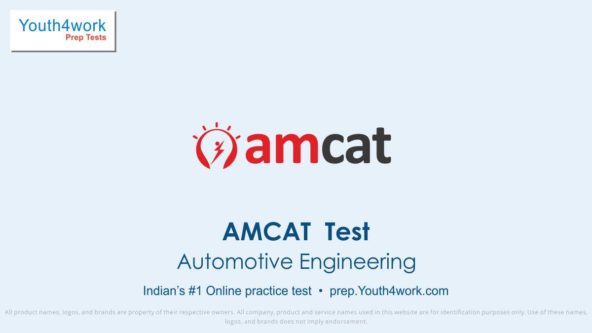 amcat free automotive engineering mock tests, amcat online automotive engineering test series, amcat automotive engineering practice set, amcat automotive engineering preparation test, online entrance exam automotive engineering test for amcat, amcat automotive engineering mcqs question, aspiring mi