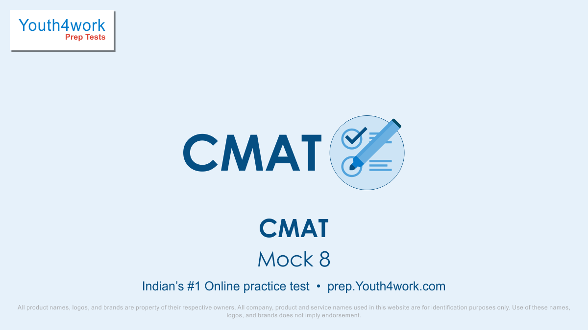 cmat mock test, CMAT Preparation, Managment exam, Crack CMAT, 
Exam pattern, Common Management Entrance Exam, free online practice test, Common Management Admission Test, CMAT Exam, CMAT, CMAT online test, CMAT free mock test, prepare for CMAT exam, general awareness tests, language comprehension t