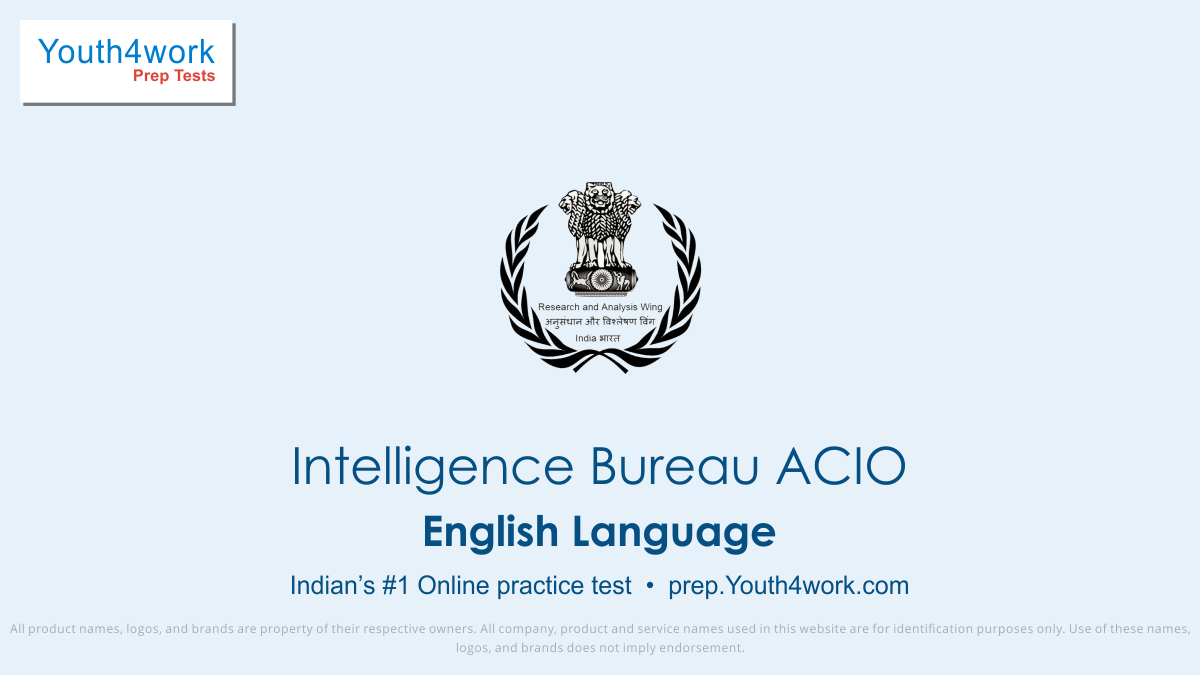 Intelligence Bureau ACIO, IB ACIO mock test, intelligence bureau recruitment, government job preparation, IB ACIO, IB Free online test, IB Free mock test Series, practice paper, exam paper, IB ACIO Exam Pattern, IB ACIO Exam latest Syllabus, IB ACIO Exam, IB ACIO Exam Eligibility Criteria