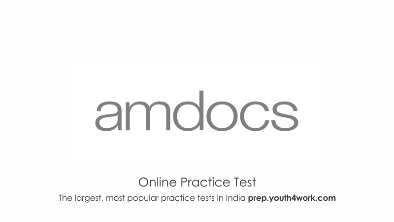 amdocs, amdocs careers, amdocs questions, amdocs onine test, amdocs interview questions, amdocs exam, amdocs mock test, amdocs online test pattern, amdocs recruitment,amdocs vacancy, amdocs jobs, amdocs placement, amdocs mock test, entrance exam test series