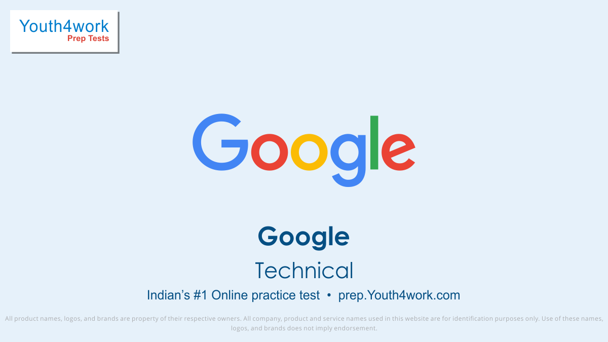 Google Free Online Test, Model Test Papers, GOOGLE, GOOGLE classroom, GOOGLE Jobs, GOOGLE preparations, GOOGLE classroom, GOOGLE interview question, GOOGLE placements, GOOGLE exam pattern, GOOGLE recruitment, GOOGLE mock test, GOOGLE online test, GOOGLE exam preparation, GOOGLE preparation test