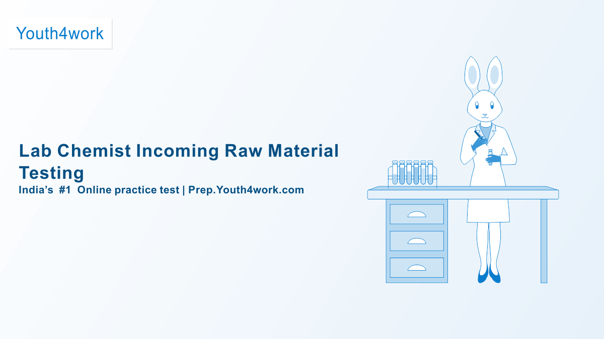 RSDC Lab Chemist Raw Material Testing Mock Test
