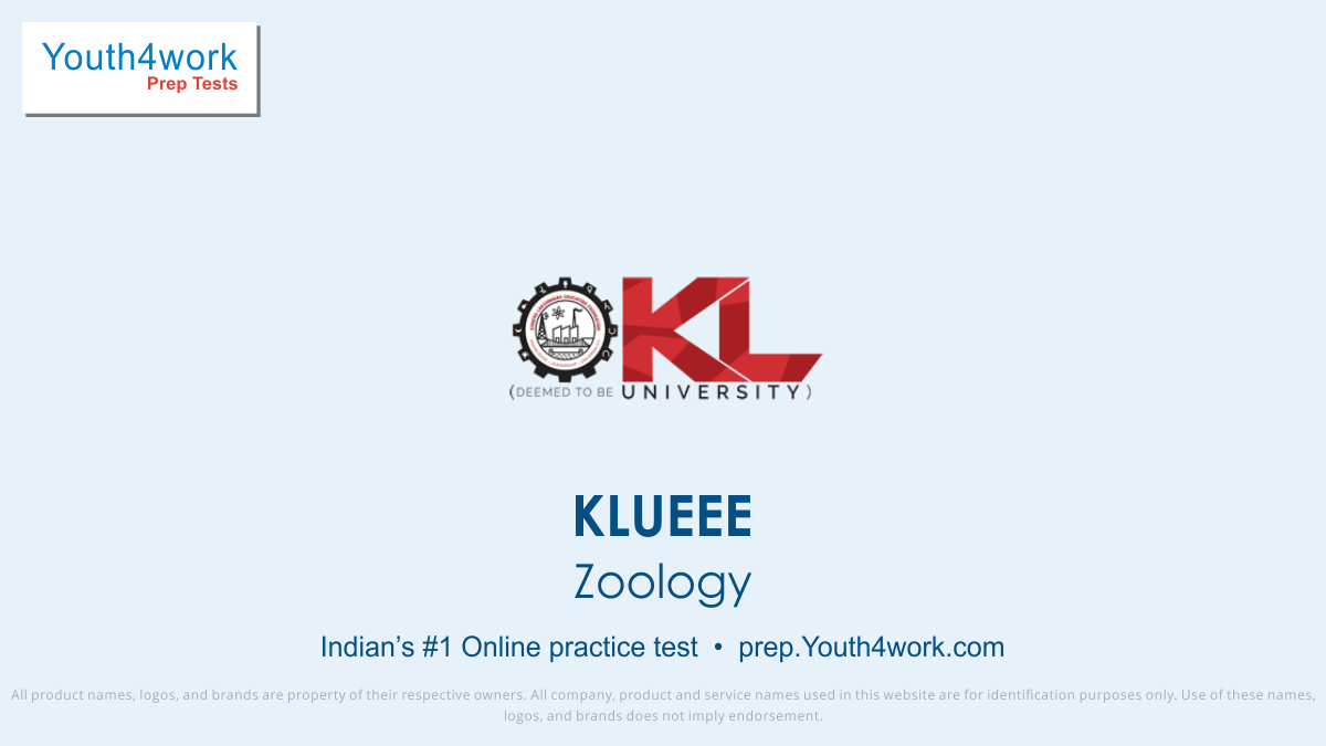 Zoology test, KLUEEE, KLUEEE syllabus, KLUEEE exam pattern, KLUEEE mock test, KLUEEE practice paper, KLUEEE online test, KLUEEE free mock test