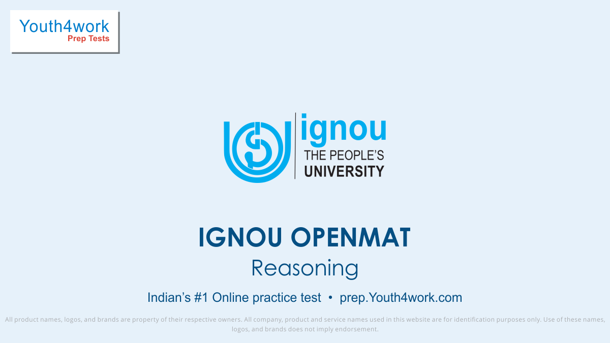 IGNOU OPENMAT Reasoning Mock Test