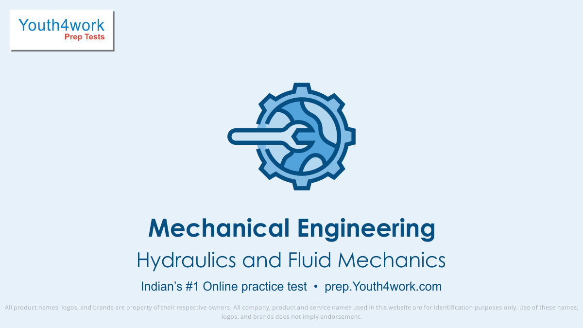 hydraulics and fluid mechanics free practice tests, hydraulics and fluid mechanics online test series, hydraulics and fluid mechanics practice set, hydraulics and fluid mechanics preparation test, online entrance exam test for hydraulics and fluid mechanics, hydraulics and fluid mechanics mcqs quest