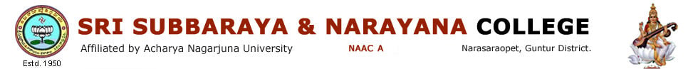 SSNC-Sri Subbaraya and Narayana College