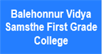 BVSFGC-Balehonnur Vidya Samsthe First Grade College