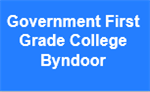 GFGC-Government First Grade College Byndoor
