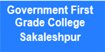 GFGC-Government First Grade College Sakaleshpur