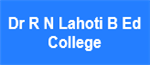 DRLBC-Dr  R N Lahoti B Ed  College
