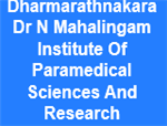 DDNMIPSR-Dharmarathnakara Dr N Mahalingam Institute  Of Paramedical Sciences And Research
