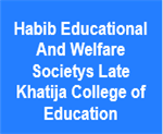 HEWSLKCE-Habib Educational And Welfare Societys Late Khatija College of Education