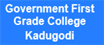 GFGC-Government First Grade College Kadugodi