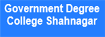 GDC-Government Degree College Shahnagar