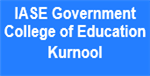 IASEGCEK-IASE Government College of Education Kurnool