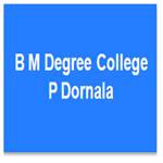 BMDCPD-B M Degree College P Dornala