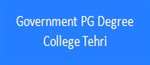 GPGDC-Government PG Degree College Tehri