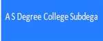 ASDCS-A S Degree College Subdega
