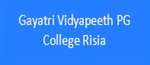 GVPGCR-Gayatri Vidyapeeth PG College Risia