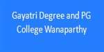 GDPGC-Gayatri Degree and PG College Wanaparthy