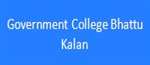 GC-Government College Bhattu Kalan