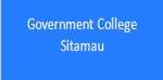 GC-Government College Sitamau