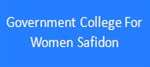 GCW-Government College For Women Safidon