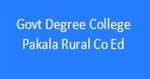 GDCPRCE-Govt Degree College Pakala Rural Co Ed