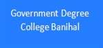 GDC-Government Degree College Banihal