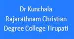 DRKRCDCT-Dr Kunchala Rajarathnam Christian Degree College Tirupati