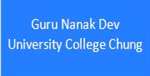 GNDUCC-Guru Nanak Dev University College Chung