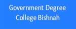 GDC-Government Degree College Bishnah