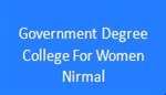 GDCWN-Government Degree College For Women Nirmal