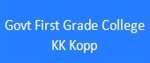 GFGCKKK-Govt First Grade College K K Kopp
