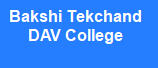 BTDAVC-Bakshi Tekchand DAV College