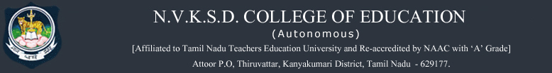NVKSDCE-N V K S D College of Education