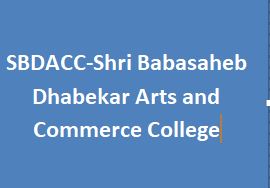 SBDACC-Shri Babasaheb Dhabekar Arts and Commerce College