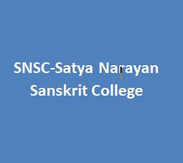 SNSC-Satya Narayan Sanskrit College