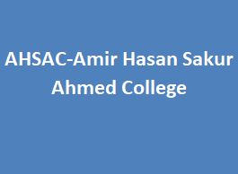 AHSAC-Amir Hasan Sakur Ahmed College