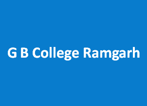 GBC-G B College Ramgarh