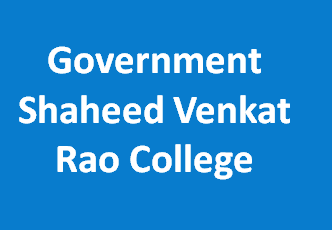 GSVRC-Government Shaheed Venkat Rao College